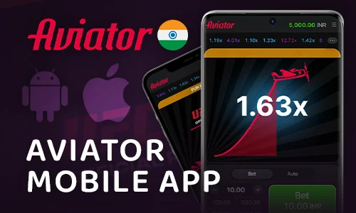 Android and ios apps to play Aviator